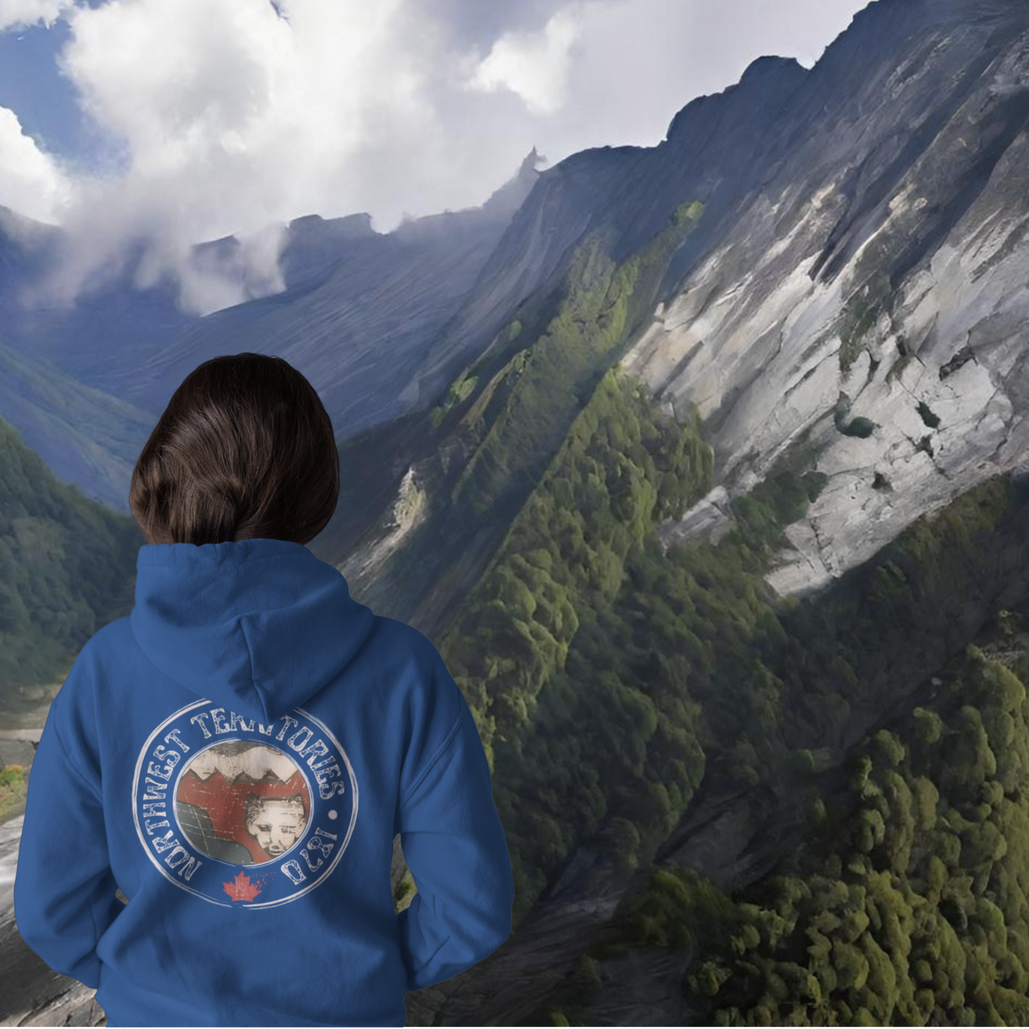 Northwest Territories Unisex oversized hoodie