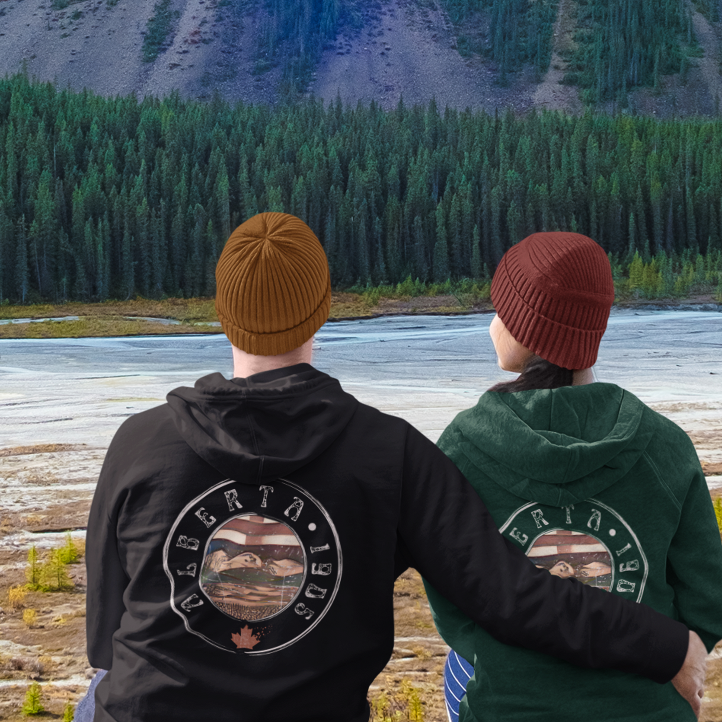 Alberta's Unisex oversized hoodie
