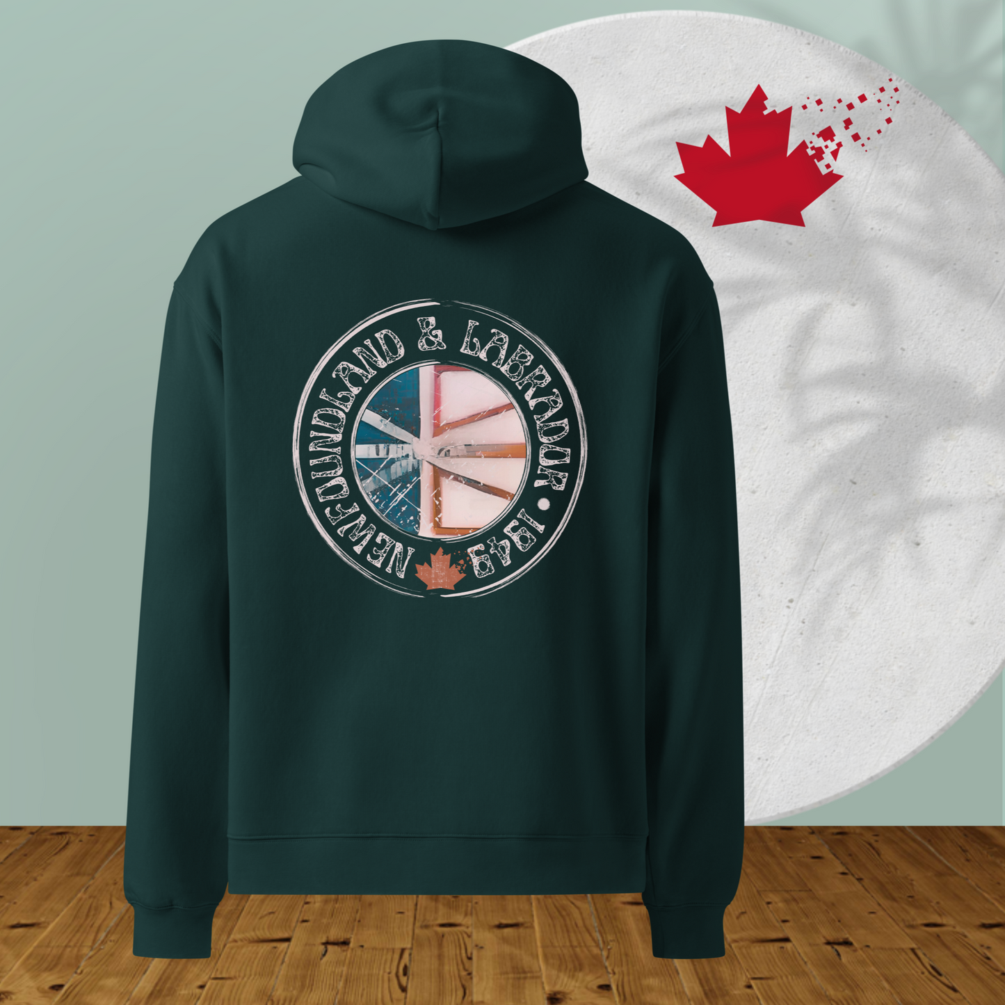 Newfoundland and Labrador's Unisex oversized hoodie