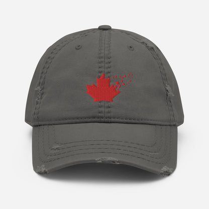 "TNS Maple Leaf" Distressed Dad Hat by TNS
