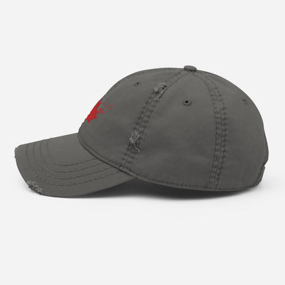 "TNS Maple Leaf" Distressed Dad Hat by TNS
