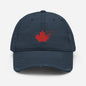 "TNS Maple Leaf" Distressed Dad Hat by TNS