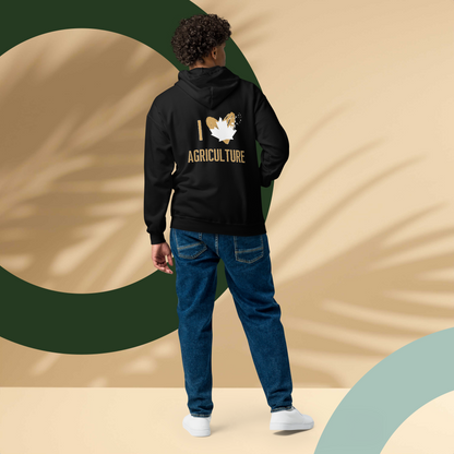 "I Love Canada's Agriculture" Unisex Heavy Blend Zip Hoodie