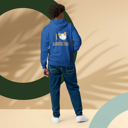 "I Love Canada's Agriculture" Unisex Heavy Blend Zip Hoodie
